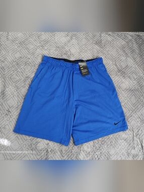 Nike Men’s Dri-Fit Royal Blue Athletic Training Shorts Size XL 842267-481